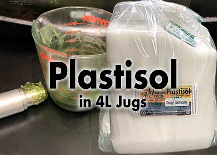 4L 1 gallon Jug of Plastisol for soft plastic bait making