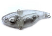 Lipless crank blank - unpainted lure body side view