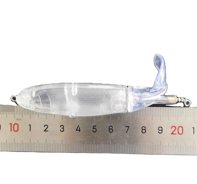 W - Plopper Blank - whirly  tail - 5pk