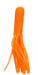 fluorescent orange transparent soft plastic bait colour