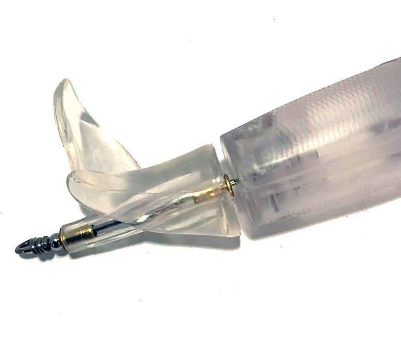 W - Plopper Blank - whirly  tail - 5pk