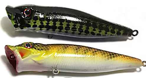 Popper-blank- unpainted lure - 5pk