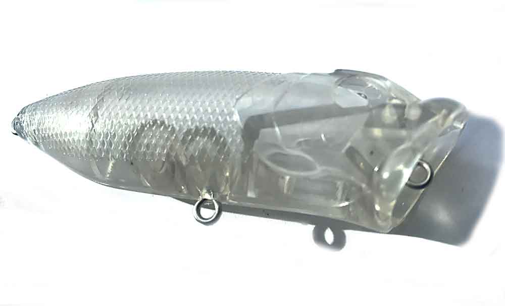 popper lure body blank -unpainted