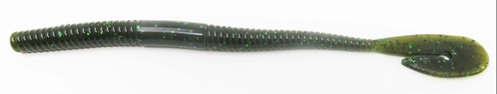 8" curly tail worm soft plastic baits