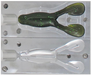 307 Frog mold from Bsstackle. Soft plastic bait making canada