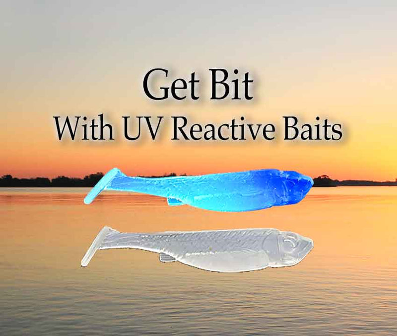 UV powder for UV reactive baits