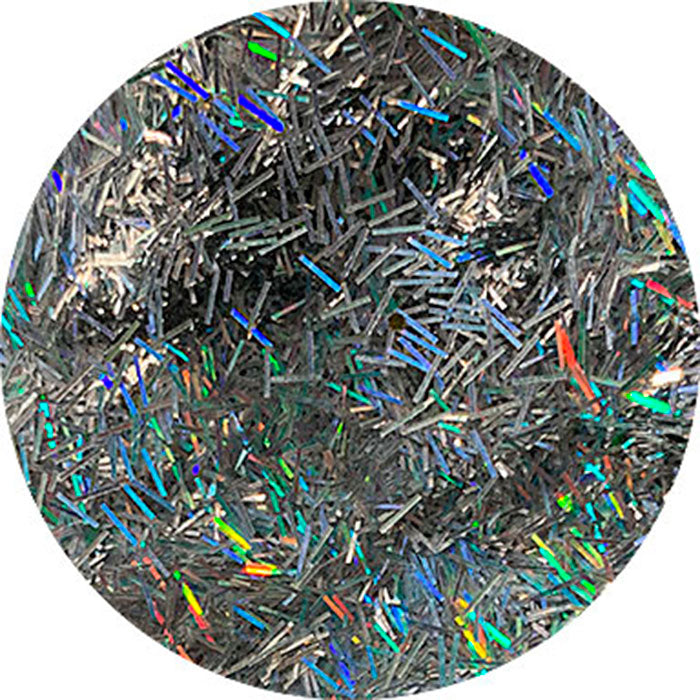 Whisker glitter hologram silver