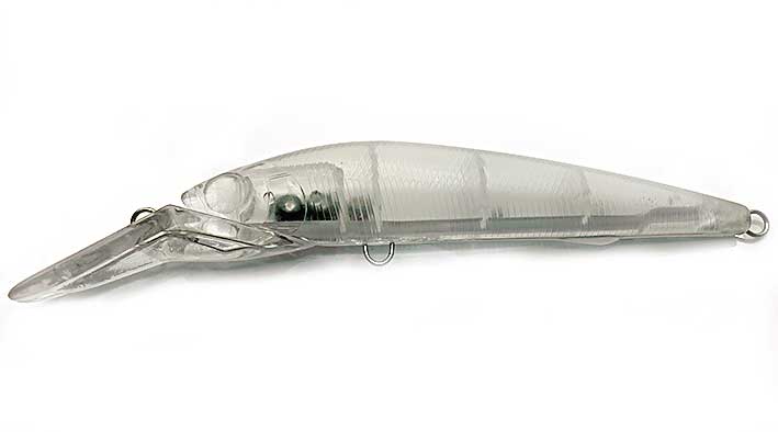 Jerkbait diver muskie lure blank 7.3"