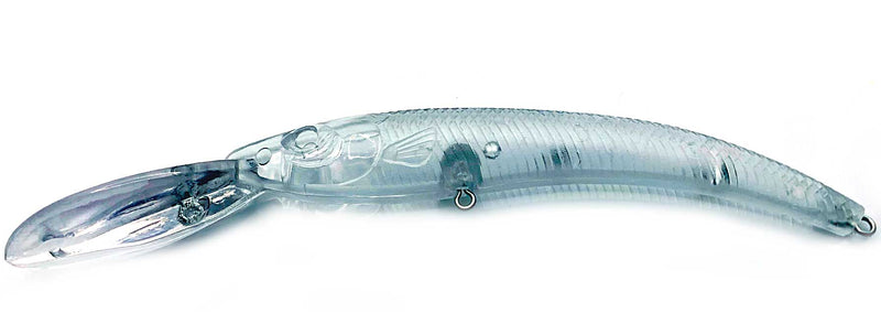 5' arch back jerk-bait lure blank
