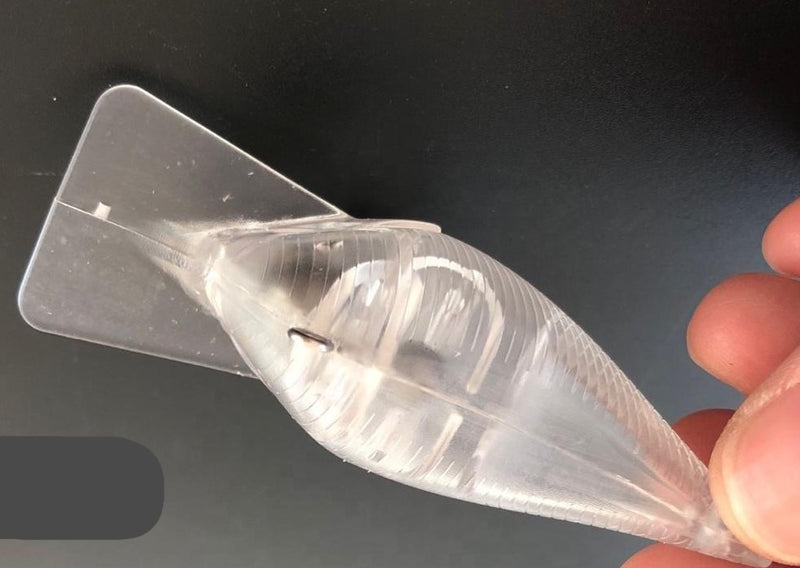 SquareBill crankbait bottom view