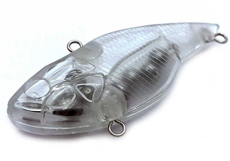 Lipless crank blank - unpainted lure body