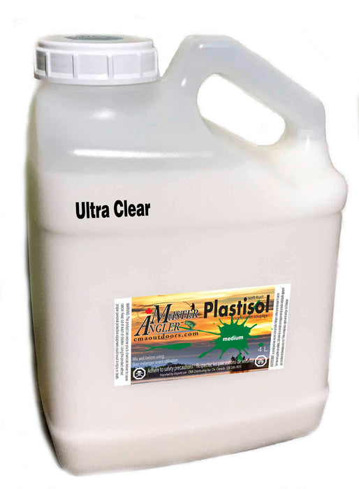 Soft Bait Plastisol lure plastic Medium Ultra Clear