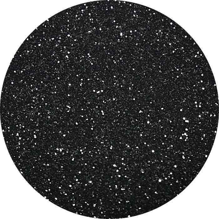 black glitter - 008 hex