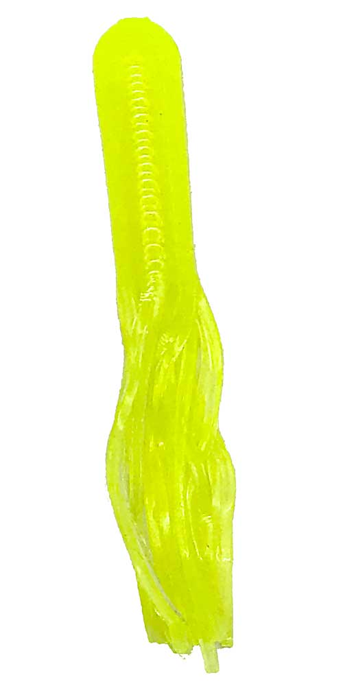 fluorescent chartreuse transparent soft bait colour