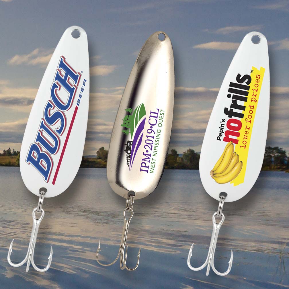 Size Matters Fishing Lure Funny Fishing Quote Custom White Fishing Lure  Spoon Laser Engraved 
