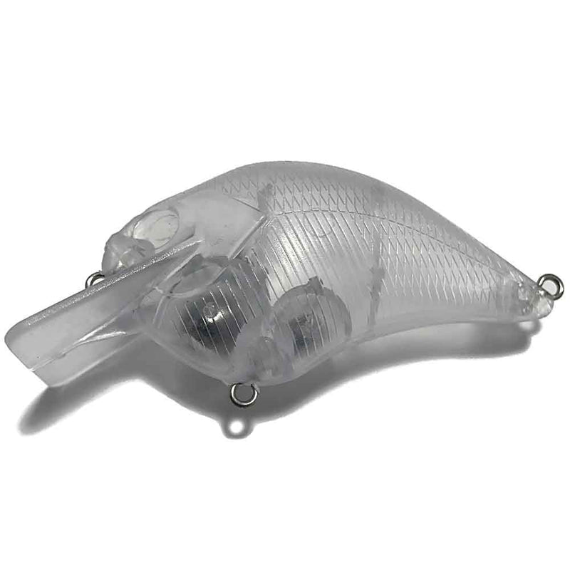 Square bill crankbait blank unpainted