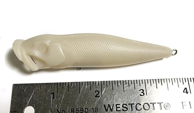 Popper-blank- unpainted lure - 5pk